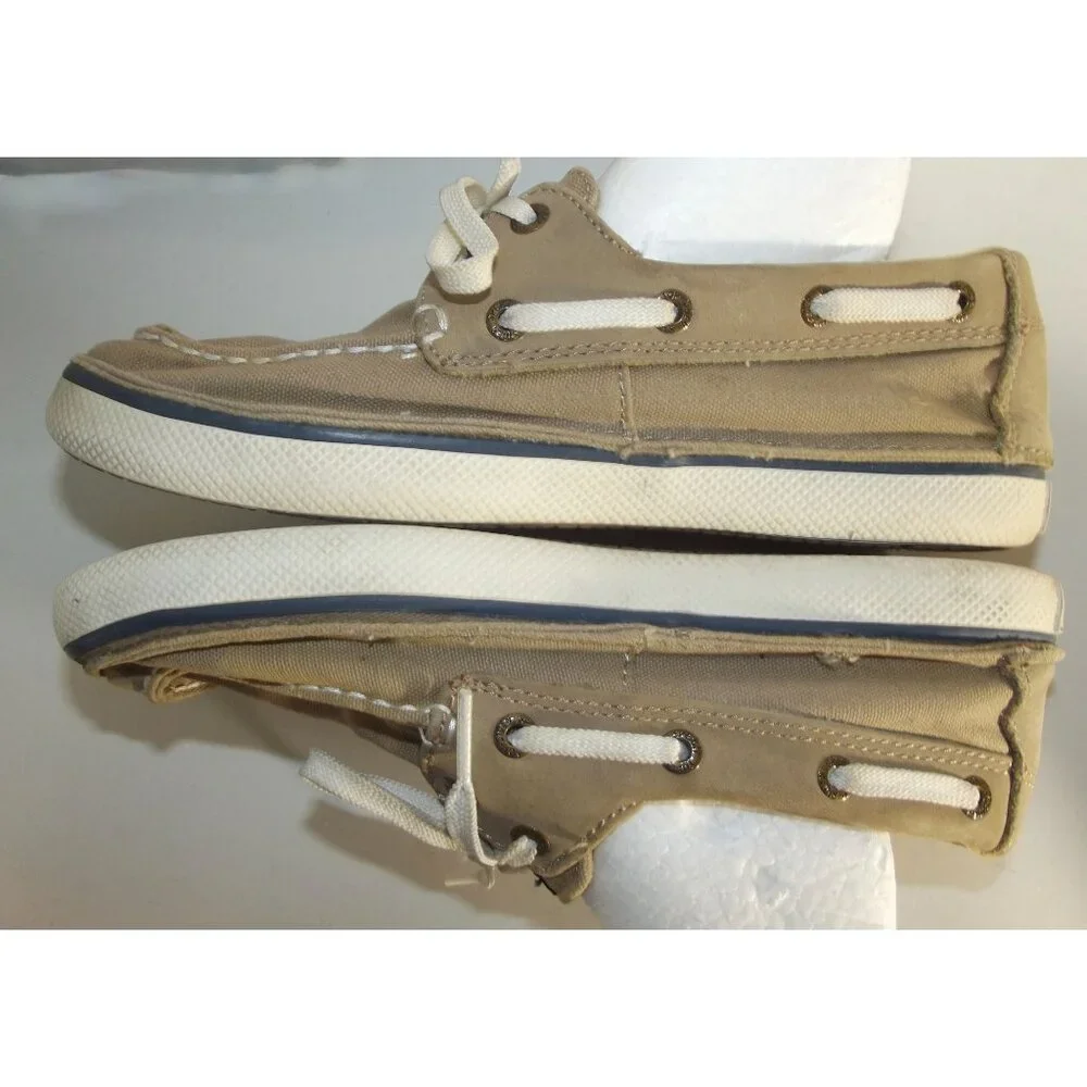 Sperry Topsider Youth 3M Cruz Boat Shoes - Khaki